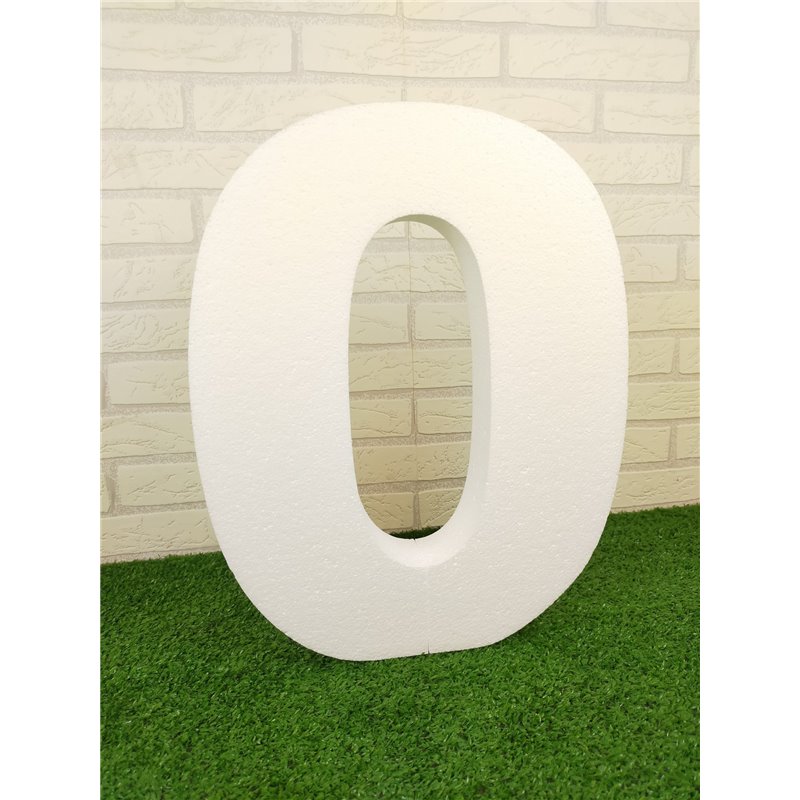 Números 60cm alto poliestireno expandido  para decoracion de eventos, celebracion, aniversario y cumpleaños