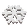 Flocon de neige en polystyrène expansé de 20 cm de haut
