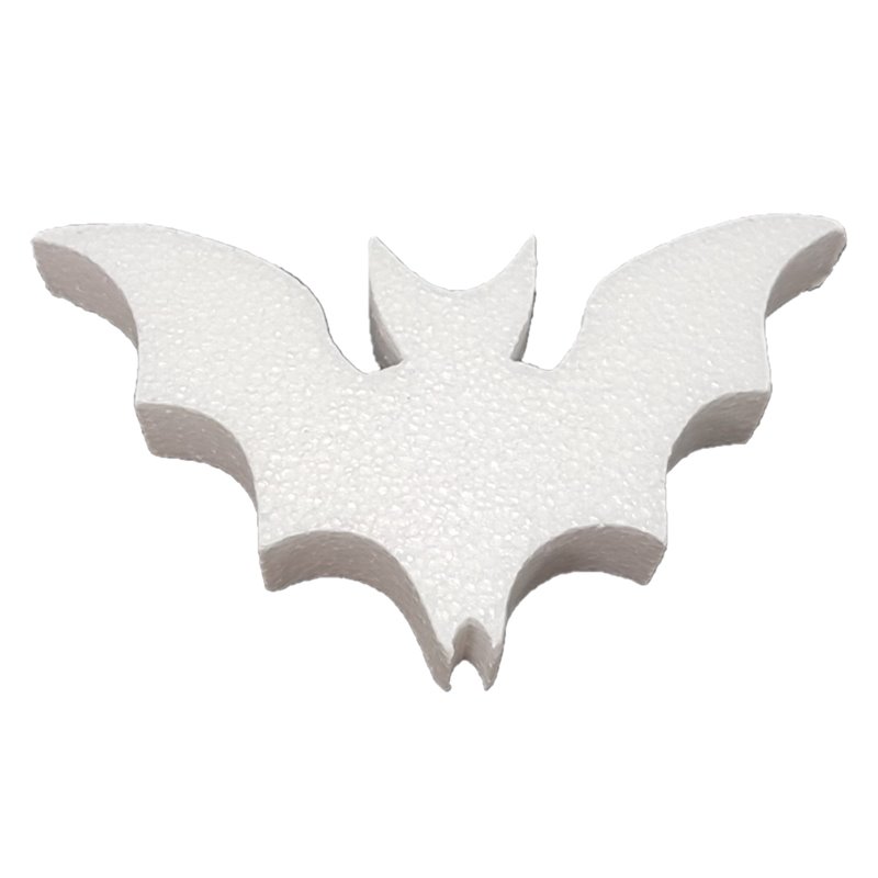 Pipistrello alto 11 cm in polistirolo espanso