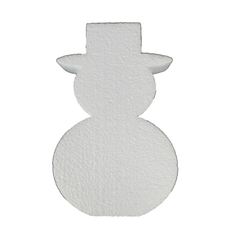 Snowman 20cm tall expanded polystyrene