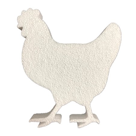 Pollo in polistirolo espanso alto 20cm