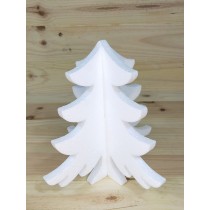 Sapin Montable en X en Polystyrène Expansé | Décoration de Noël Personnalisable