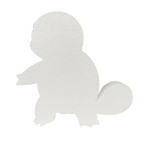 Silhouette de Pokémon Carapuce en polystyrène - 0635