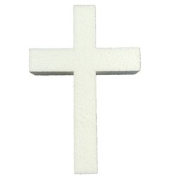 Croix 20cm eps pour artisanat et décoration de communion