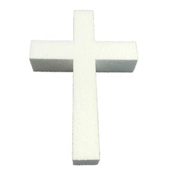 Croix 20cm eps pour artisanat et décoration de communion