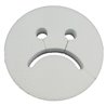 Emoji triste 20cm eps pour l'ornement et l'artisanat