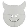 Emoji demonio 20cm eps para adorno y manualidades