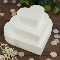 Hearts cake base kit (10/20/30cm)