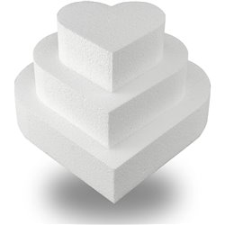 Hearts cake base kit (10/20/30cm)