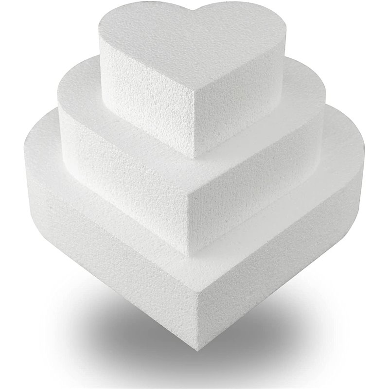 Hearts cake base kit (10/20/30cm)