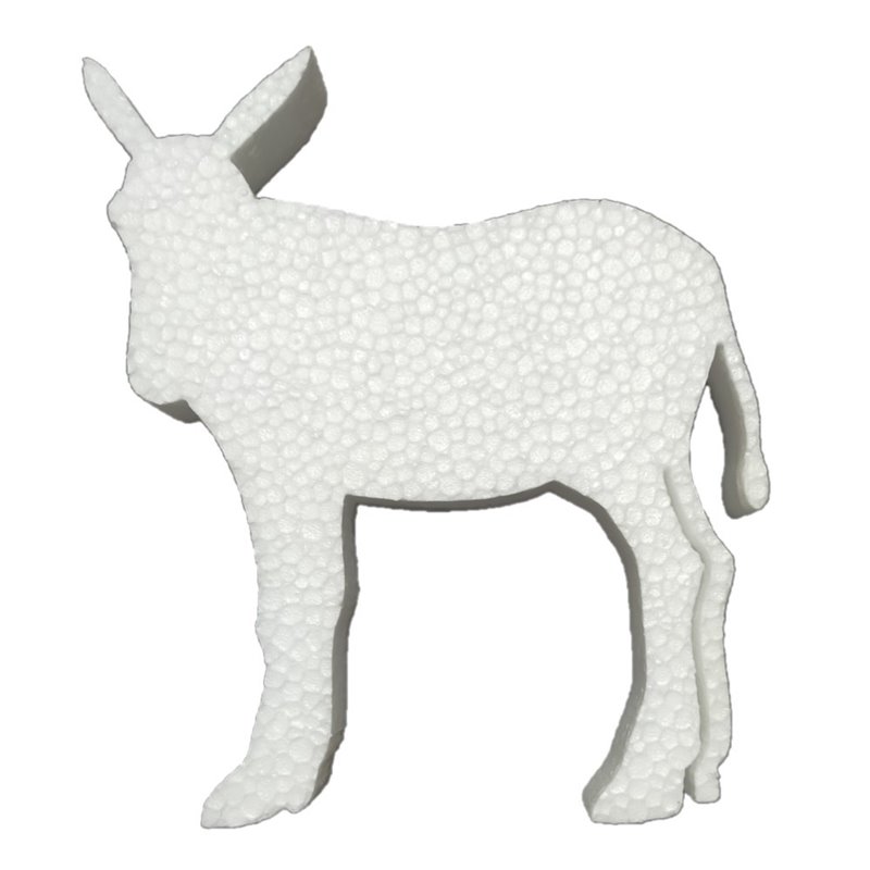 Donkey 20cm eps for decoration and crafts