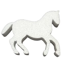 Cavallo 17 cm eps per decorazione e artigianato