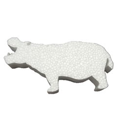 Ippopotamo 11 cm eps per decorazione e artigianato