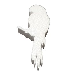 Parrot 22 cm eps for decoration and crafts