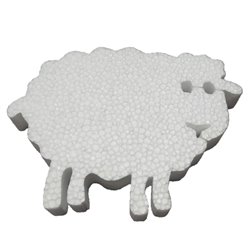 Mouton 15 cm eps pour la décoration et l'artisanat