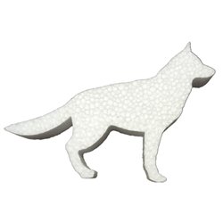 German Shepherd 14.5cm eps for decoration and crafts