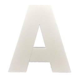 Lettres polystyrène 40cm pour décoration, événement, cérémonie, nom des initiales de mariage