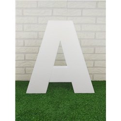 Polystyrene letters 40cm for decoration, event, ceremony, initials name in wedding