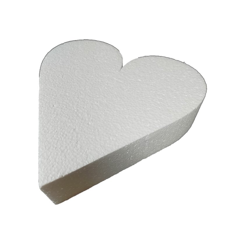 Heart 20x5 cm. Unpainted