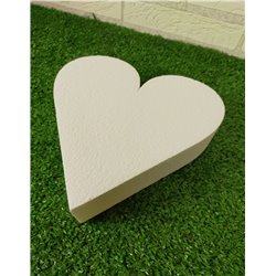 Cuore 20x5 cm. Non verniciato