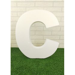 Letras Gigantes de 60 centimetros para bodas y eventos en poliestireno. Se incluye el símbolo & gratis