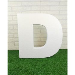 Letras Gigantes de 60 centimetros para bodas y eventos en poliestireno. Se incluye el símbolo & gratis