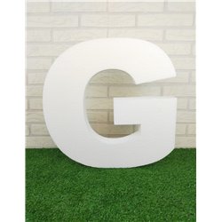 Letras Gigantes de 60 centimetros para bodas y eventos en poliestireno. Se incluye el símbolo & gratis