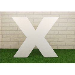 Letras Gigantes de 60 centimetros para bodas y eventos en poliestireno. Se incluye el símbolo & gratis