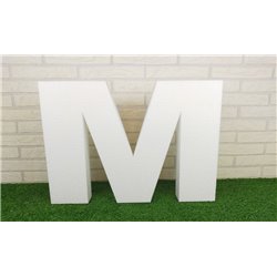 Pack Letras 40cm para bodas y eventos en poliestireno. Se incluye el simbolo & gratis